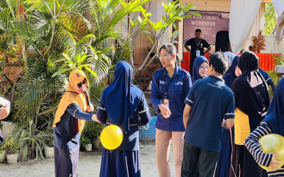 Tutup kegiatan, peserta workshop ikuti game dinamika berkelompok